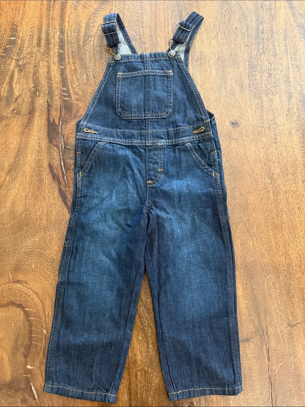Wrangler Dark Indigo Denim Overalls for Kids